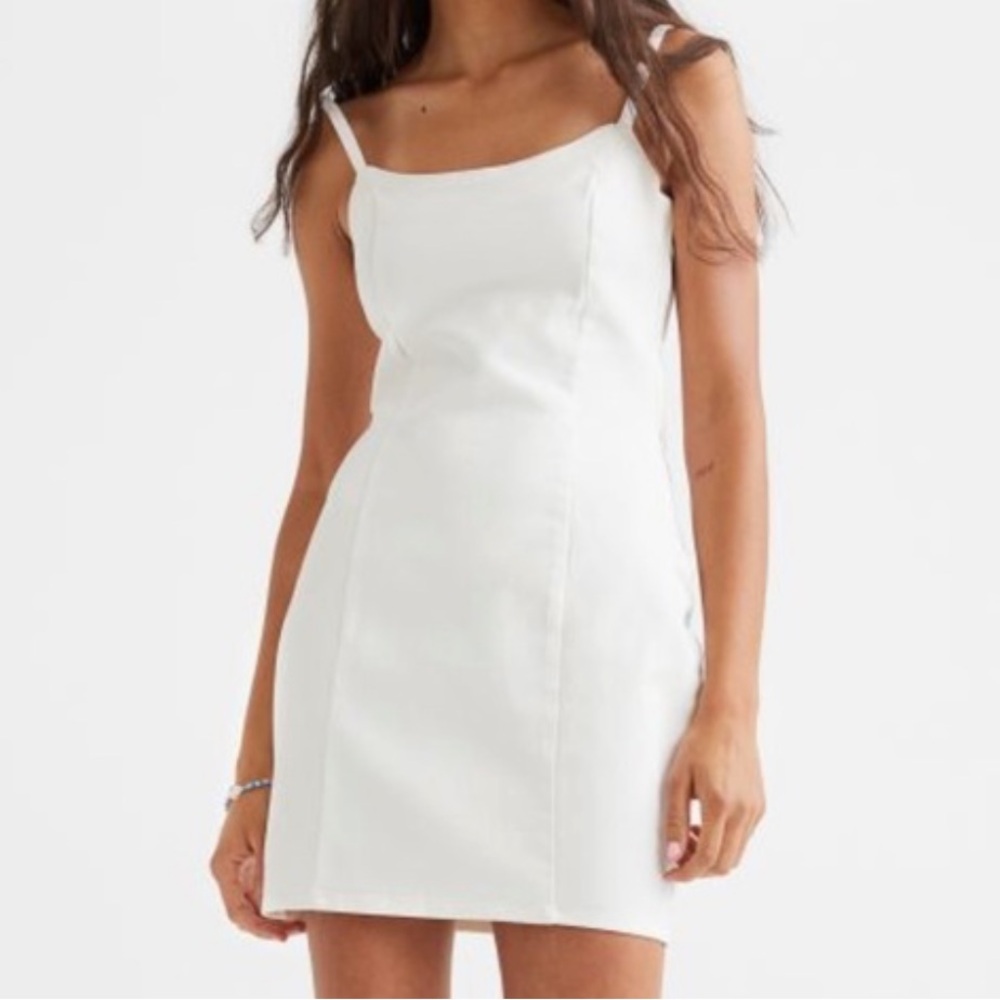 H&M White Mini Dress